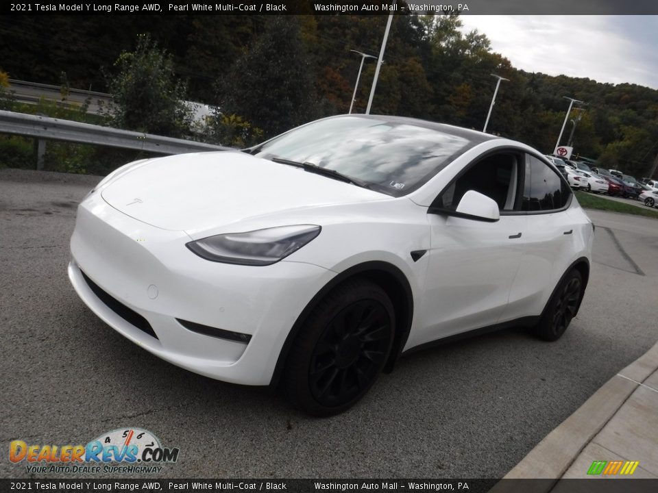 Pearl White Multi-Coat 2021 Tesla Model Y Long Range AWD Photo #13