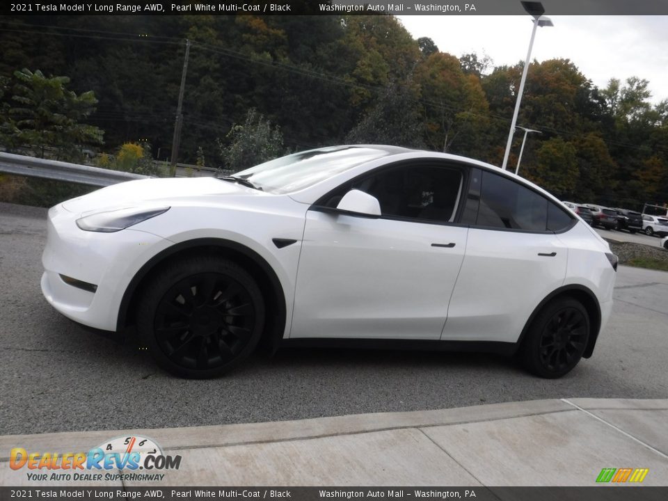 Pearl White Multi-Coat 2021 Tesla Model Y Long Range AWD Photo #14