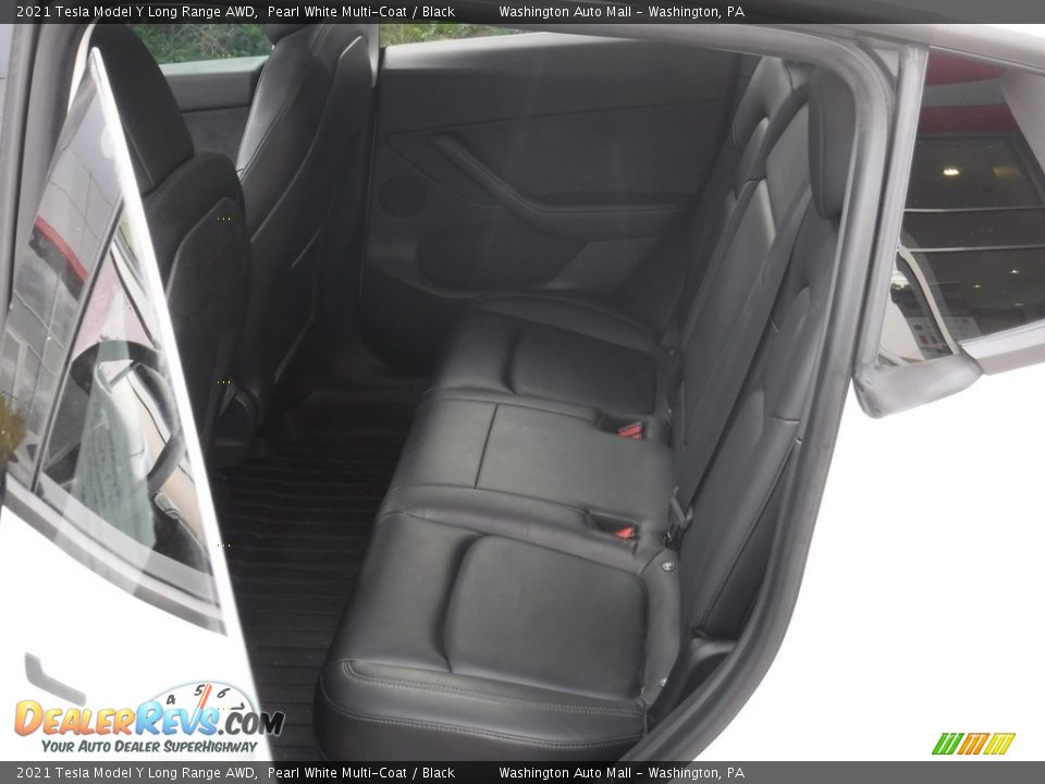 Rear Seat of 2021 Tesla Model Y Long Range AWD Photo #20