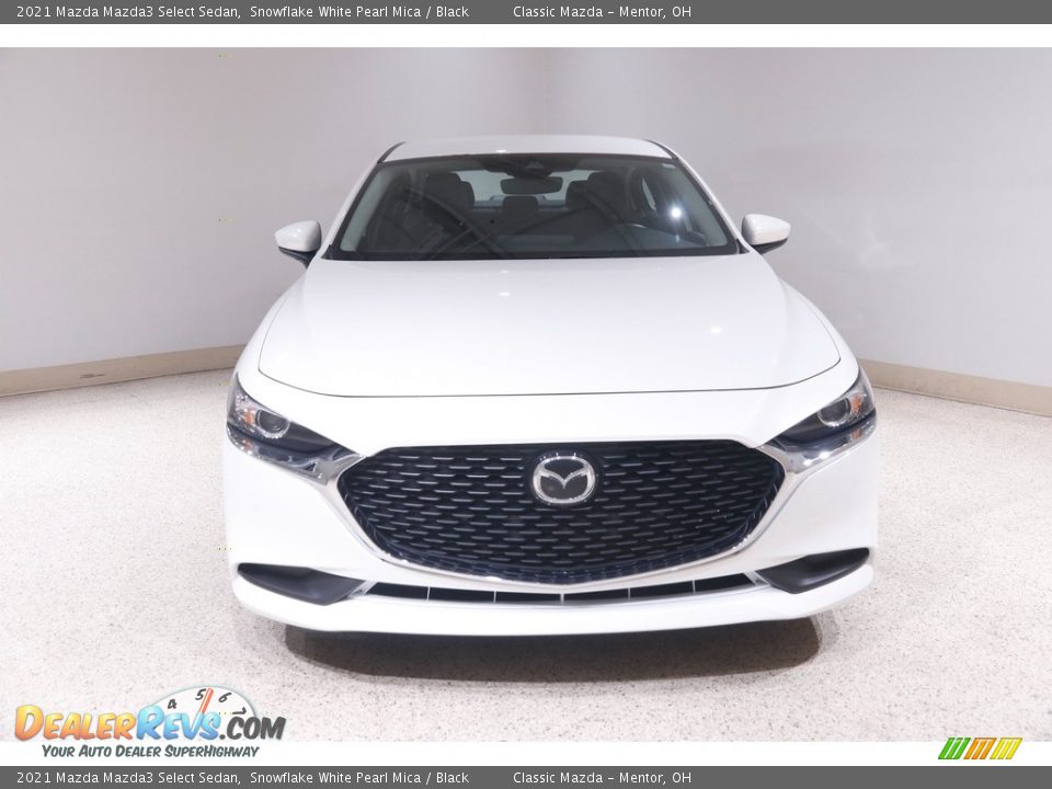2021 Mazda Mazda3 Select Sedan Snowflake White Pearl Mica / Black Photo #2