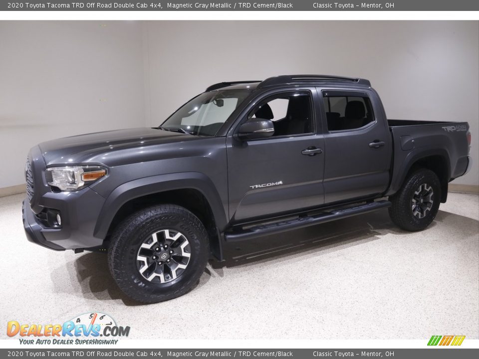 2020 Toyota Tacoma TRD Off Road Double Cab 4x4 Magnetic Gray Metallic / TRD Cement/Black Photo #3