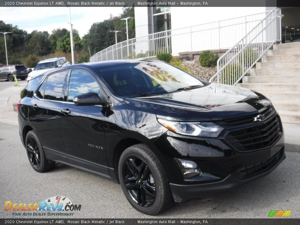 2020 Chevrolet Equinox LT AWD Mosaic Black Metallic / Jet Black Photo #1