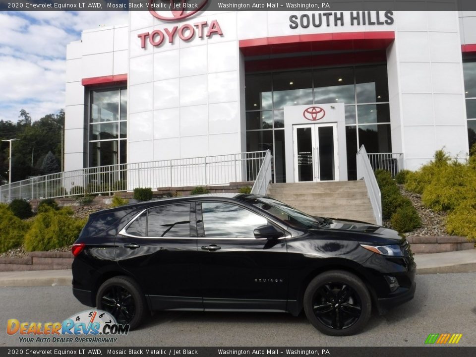 2020 Chevrolet Equinox LT AWD Mosaic Black Metallic / Jet Black Photo #2
