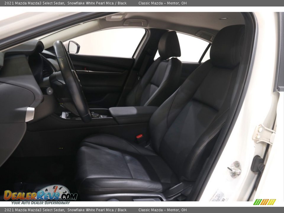 2021 Mazda Mazda3 Select Sedan Snowflake White Pearl Mica / Black Photo #5