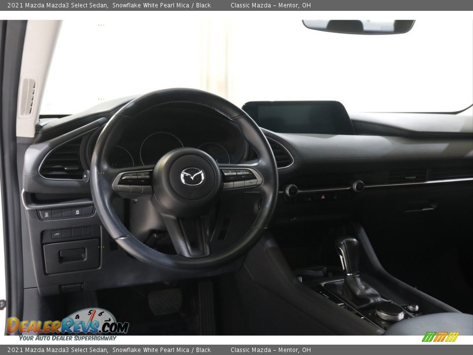 2021 Mazda Mazda3 Select Sedan Snowflake White Pearl Mica / Black Photo #6