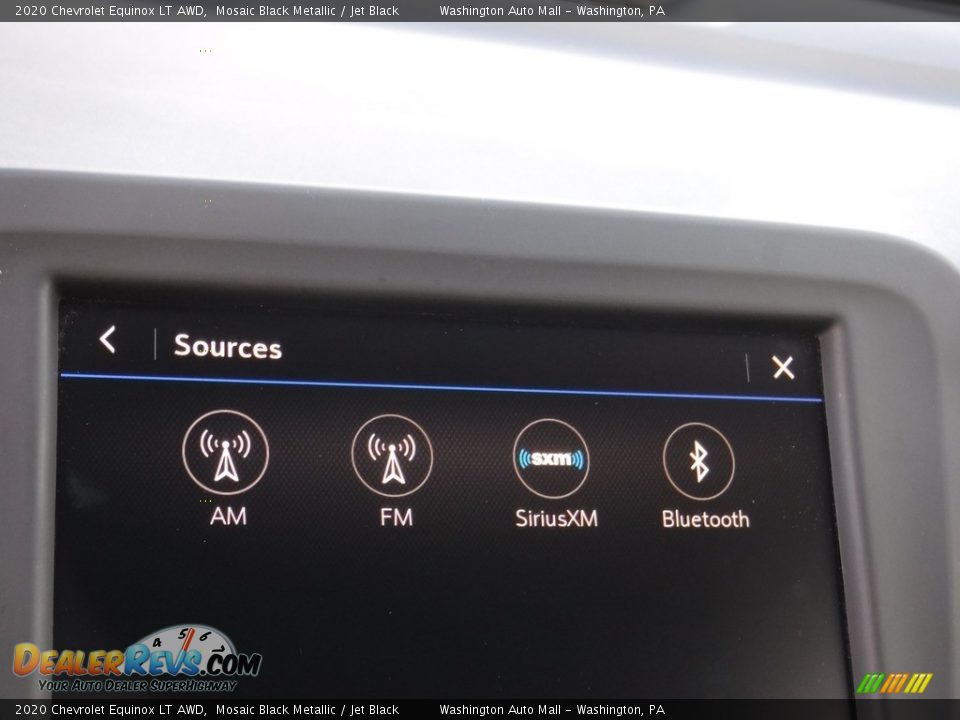 2020 Chevrolet Equinox LT AWD Mosaic Black Metallic / Jet Black Photo #5
