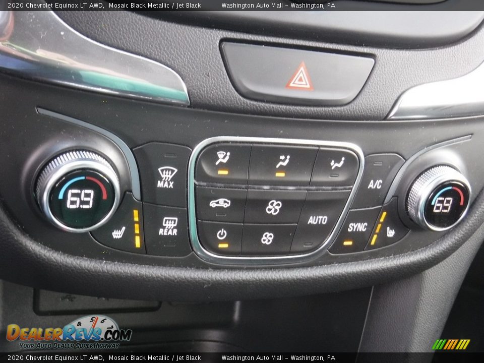 2020 Chevrolet Equinox LT AWD Mosaic Black Metallic / Jet Black Photo #6