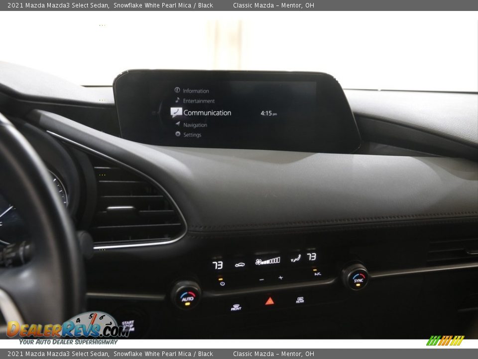 2021 Mazda Mazda3 Select Sedan Snowflake White Pearl Mica / Black Photo #9