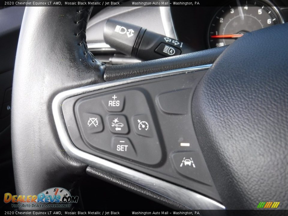 2020 Chevrolet Equinox LT AWD Mosaic Black Metallic / Jet Black Photo #7