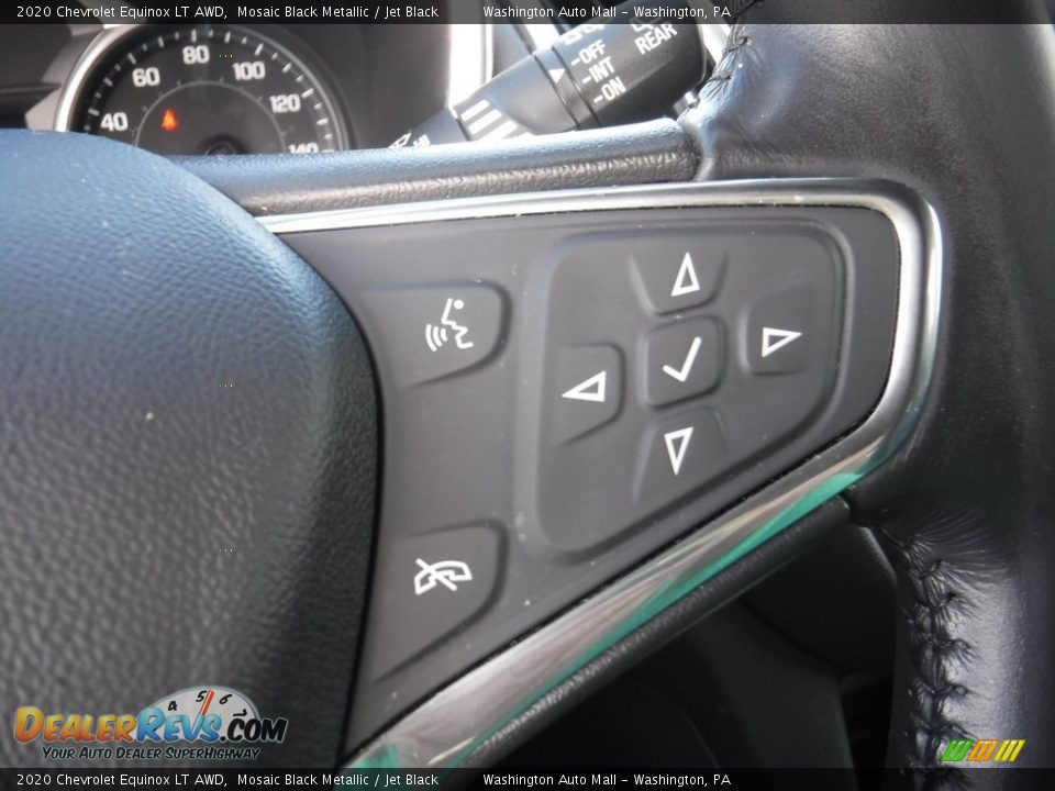 2020 Chevrolet Equinox LT AWD Mosaic Black Metallic / Jet Black Photo #8