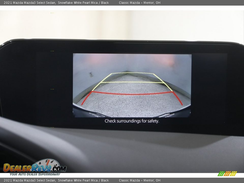 2021 Mazda Mazda3 Select Sedan Snowflake White Pearl Mica / Black Photo #12