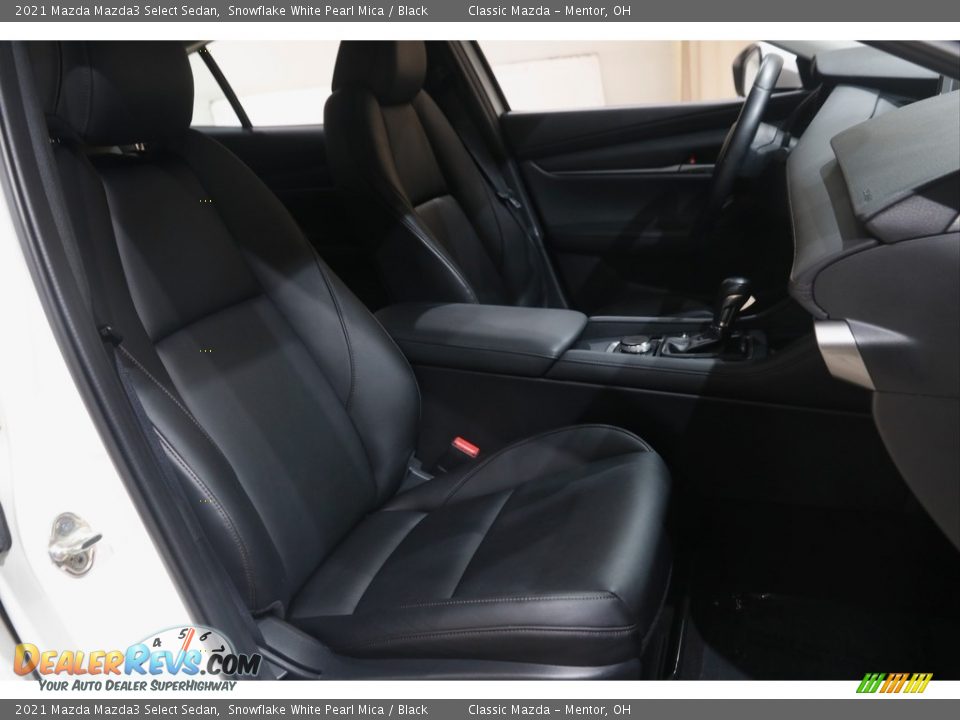 2021 Mazda Mazda3 Select Sedan Snowflake White Pearl Mica / Black Photo #14