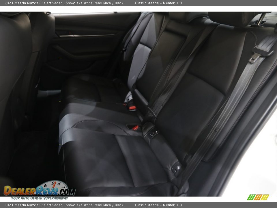 2021 Mazda Mazda3 Select Sedan Snowflake White Pearl Mica / Black Photo #16