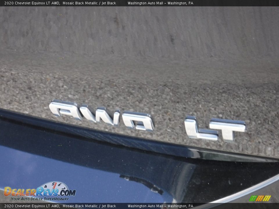 2020 Chevrolet Equinox LT AWD Mosaic Black Metallic / Jet Black Photo #16