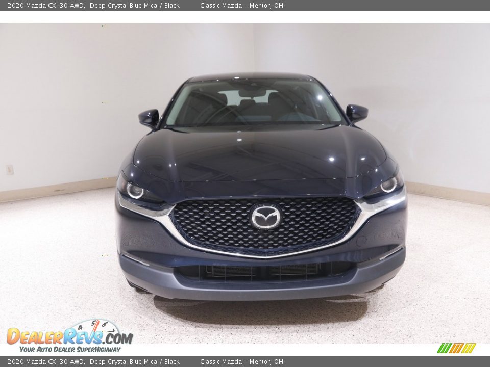 2020 Mazda CX-30 AWD Deep Crystal Blue Mica / Black Photo #2