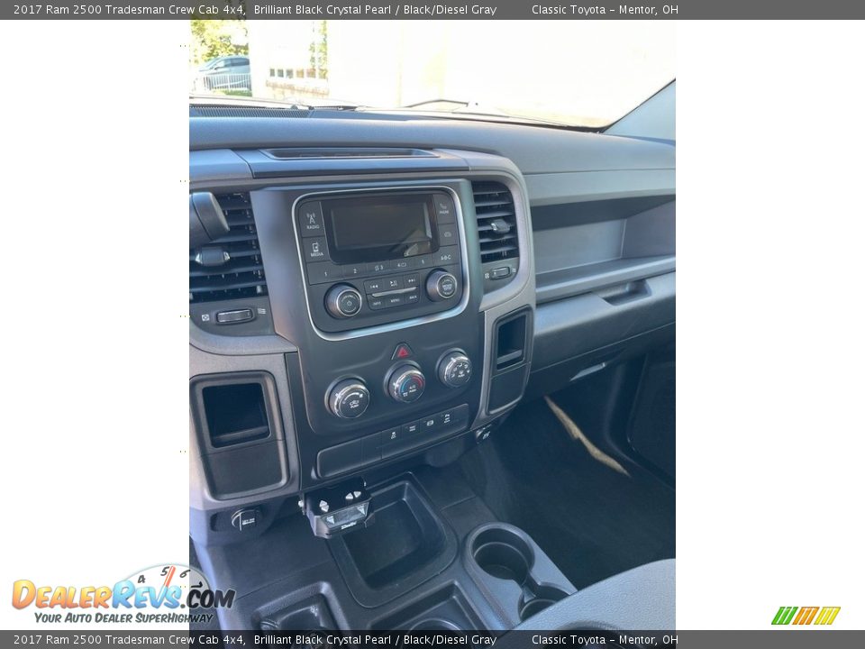 2017 Ram 2500 Tradesman Crew Cab 4x4 Brilliant Black Crystal Pearl / Black/Diesel Gray Photo #7