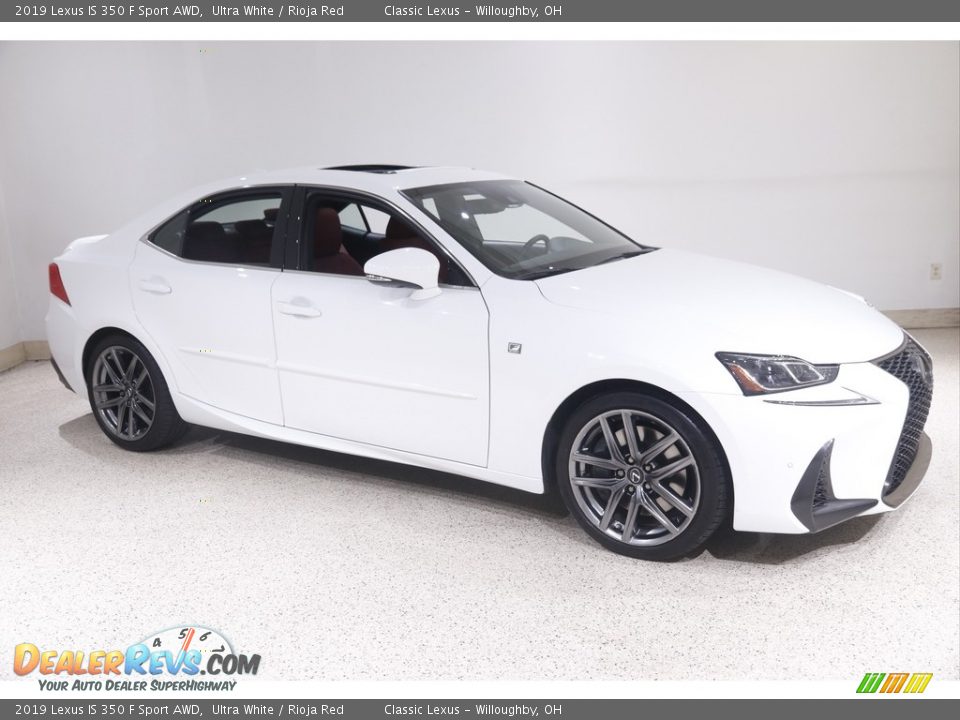 Ultra White 2019 Lexus IS 350 F Sport AWD Photo #1