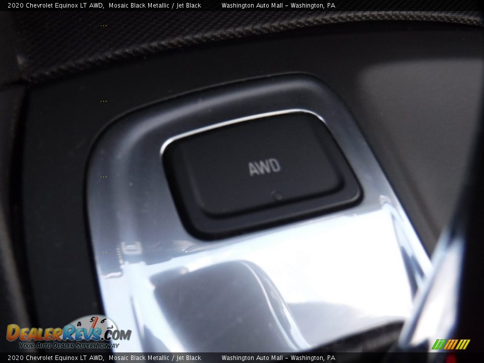 2020 Chevrolet Equinox LT AWD Mosaic Black Metallic / Jet Black Photo #23