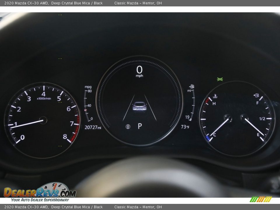 2020 Mazda CX-30 AWD Deep Crystal Blue Mica / Black Photo #8