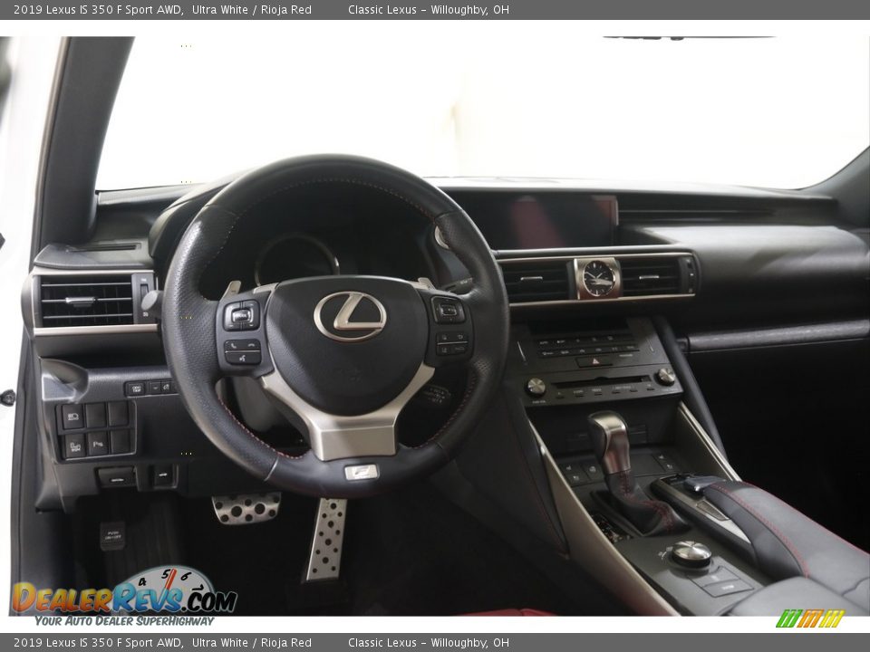 Dashboard of 2019 Lexus IS 350 F Sport AWD Photo #6