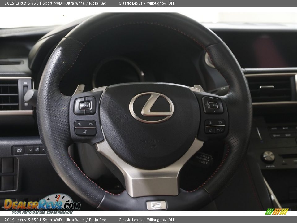 2019 Lexus IS 350 F Sport AWD Steering Wheel Photo #7