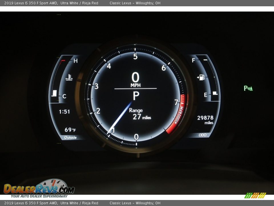 2019 Lexus IS 350 F Sport AWD Gauges Photo #8