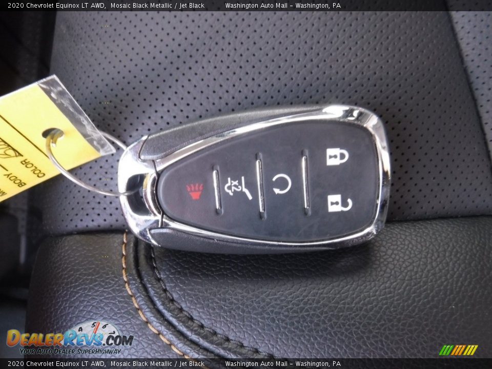 2020 Chevrolet Equinox LT AWD Mosaic Black Metallic / Jet Black Photo #29