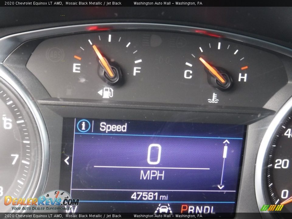 2020 Chevrolet Equinox LT AWD Mosaic Black Metallic / Jet Black Photo #30
