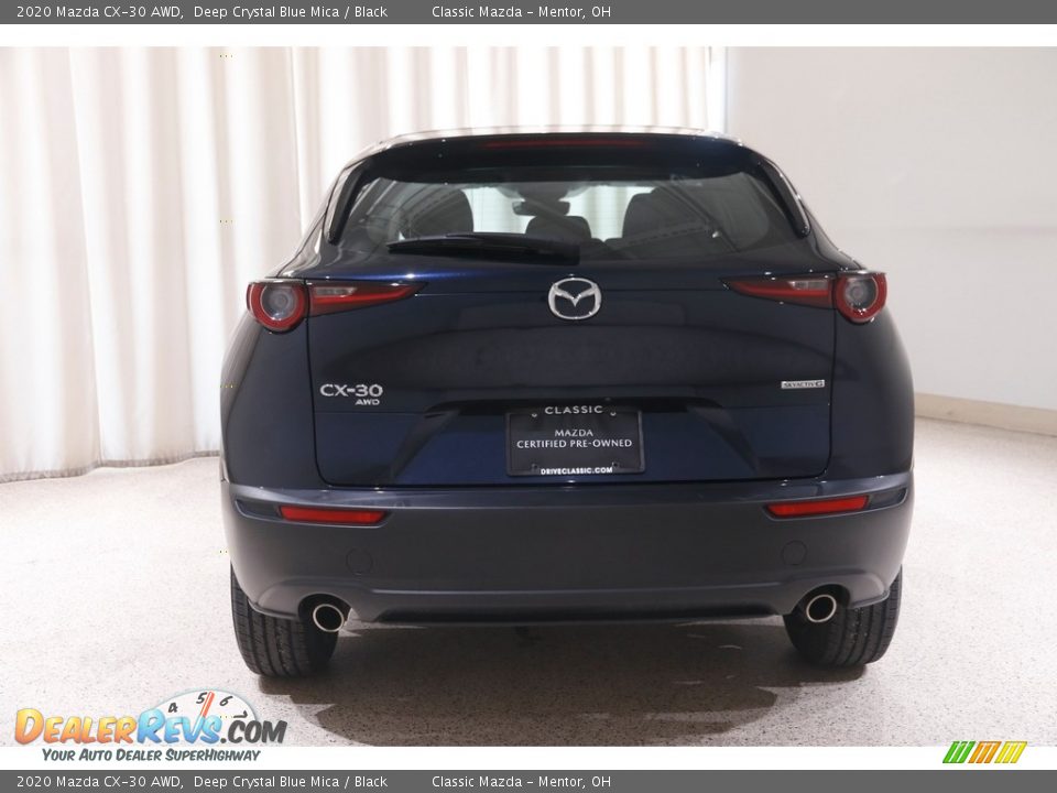 2020 Mazda CX-30 AWD Deep Crystal Blue Mica / Black Photo #17