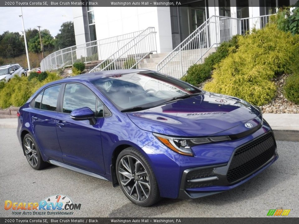 2020 Toyota Corolla SE Blue Crush Metallic / Black Photo #1