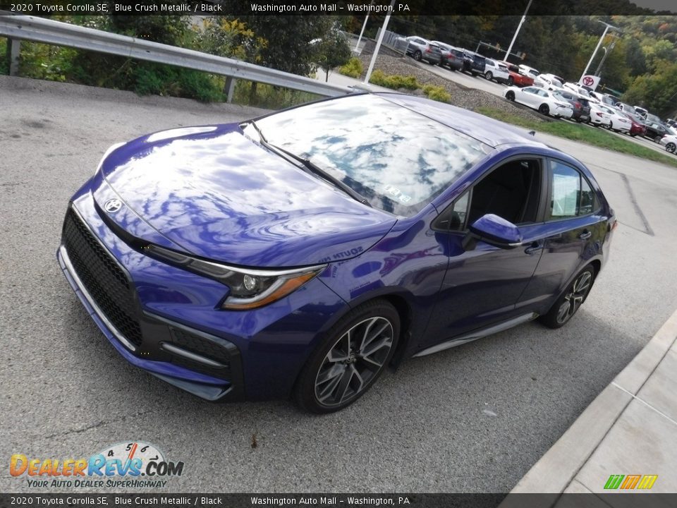 2020 Toyota Corolla SE Blue Crush Metallic / Black Photo #11