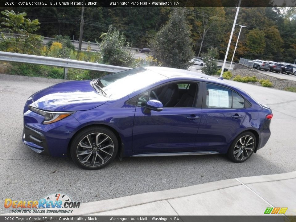 2020 Toyota Corolla SE Blue Crush Metallic / Black Photo #12