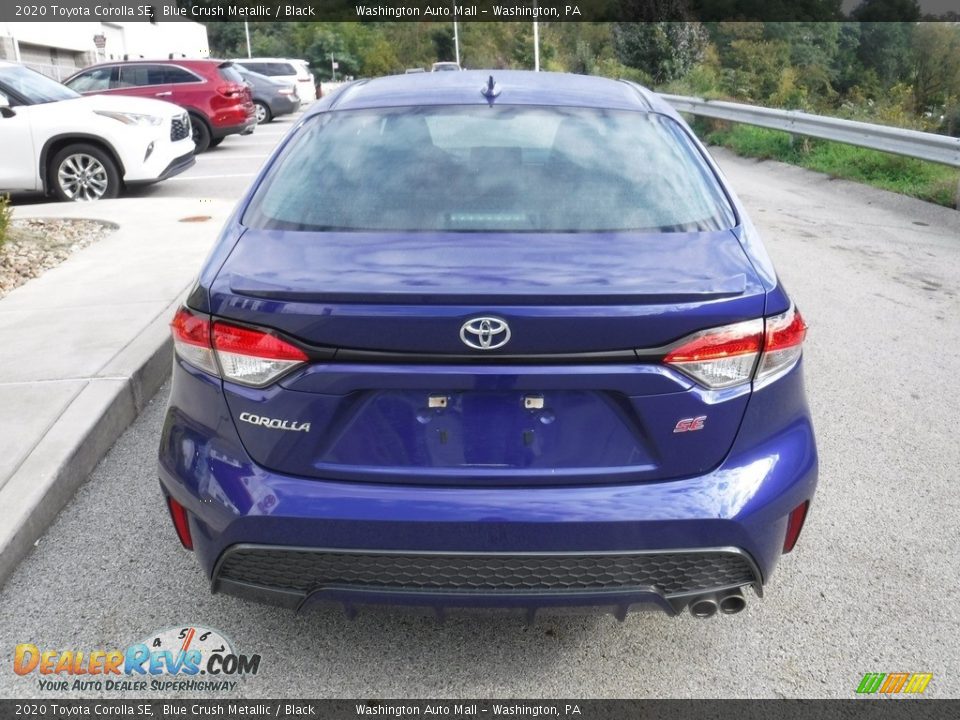 2020 Toyota Corolla SE Blue Crush Metallic / Black Photo #14