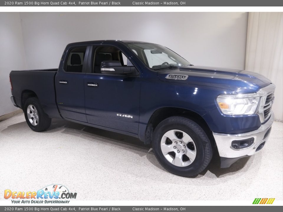 2020 Ram 1500 Big Horn Quad Cab 4x4 Patriot Blue Pearl / Black Photo #1