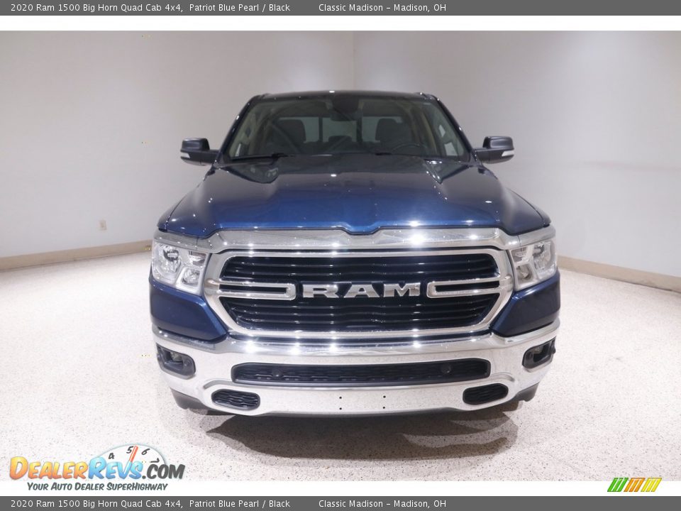 2020 Ram 1500 Big Horn Quad Cab 4x4 Patriot Blue Pearl / Black Photo #2