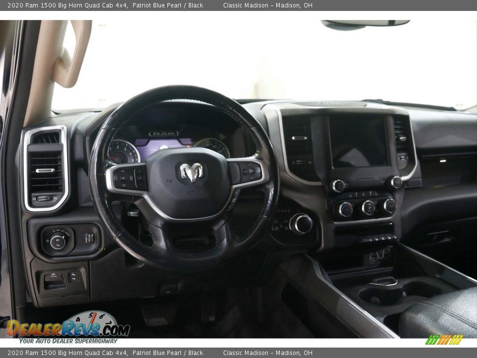 2020 Ram 1500 Big Horn Quad Cab 4x4 Patriot Blue Pearl / Black Photo #6