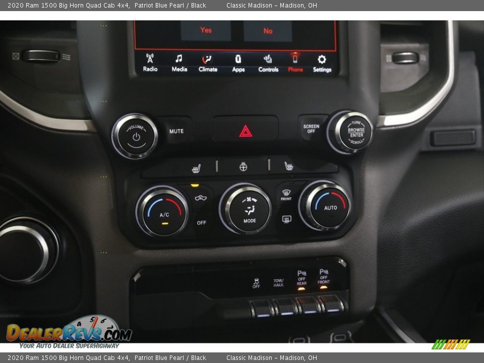 2020 Ram 1500 Big Horn Quad Cab 4x4 Patriot Blue Pearl / Black Photo #16