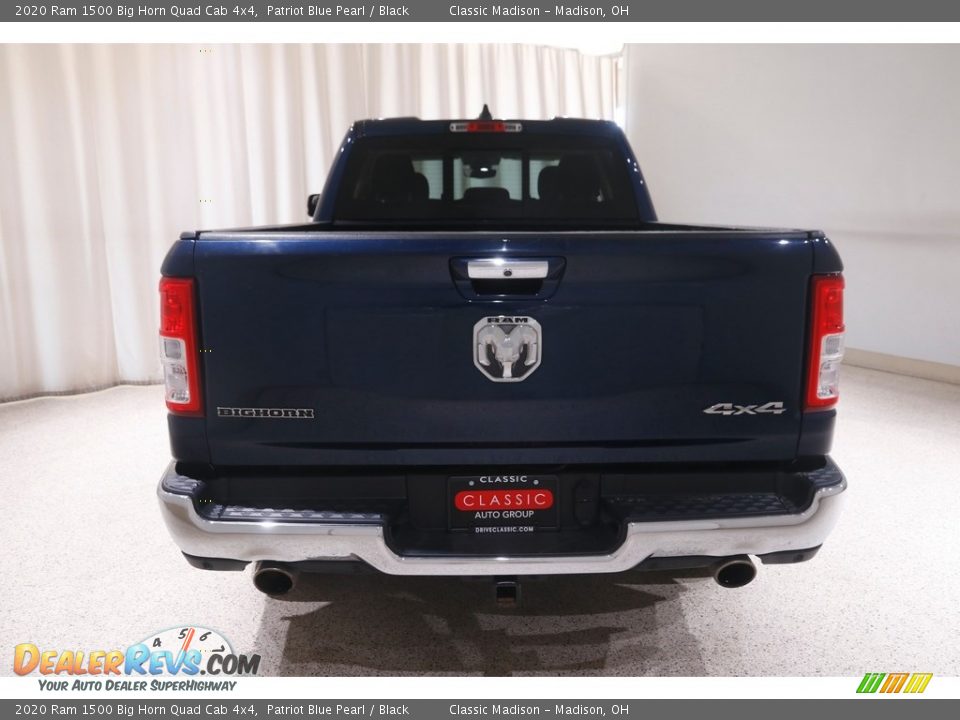 2020 Ram 1500 Big Horn Quad Cab 4x4 Patriot Blue Pearl / Black Photo #22