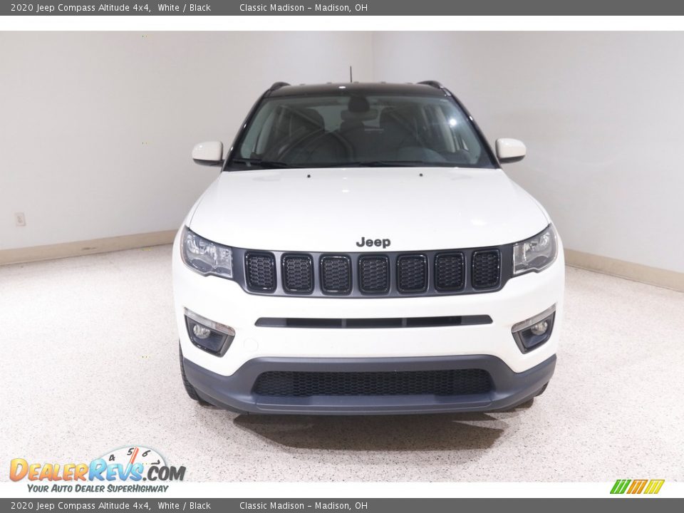2020 Jeep Compass Altitude 4x4 White / Black Photo #2