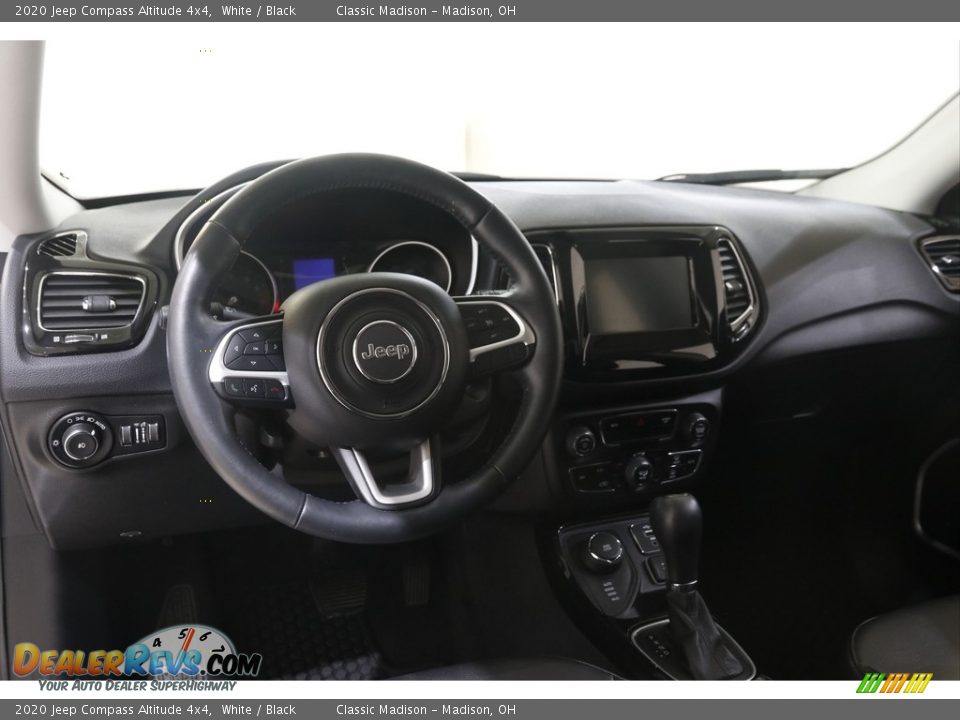 2020 Jeep Compass Altitude 4x4 White / Black Photo #6
