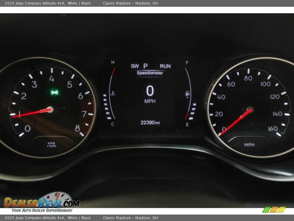 2020 Jeep Compass Altitude 4x4 White / Black Photo #8