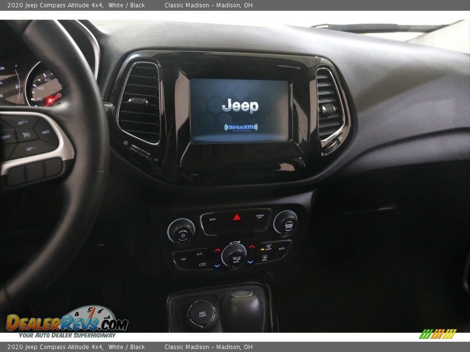 2020 Jeep Compass Altitude 4x4 White / Black Photo #9