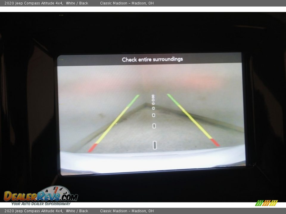 2020 Jeep Compass Altitude 4x4 White / Black Photo #14