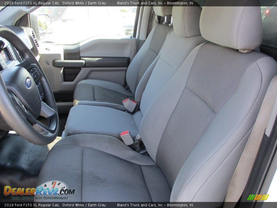 2019 Ford F150 XL Regular Cab Oxford White / Earth Gray Photo #7