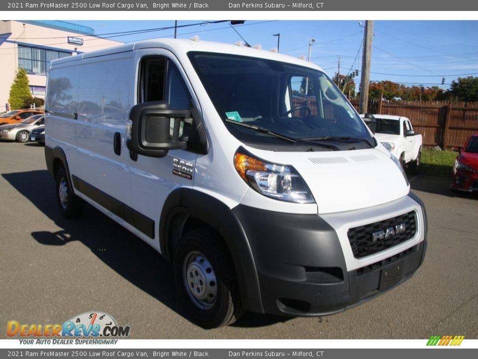 2021 Ram ProMaster 2500 Low Roof Cargo Van Bright White / Black Photo #3