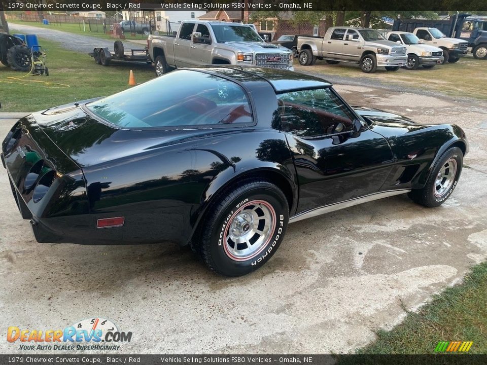 1979 Chevrolet Corvette Coupe Black / Red Photo #3