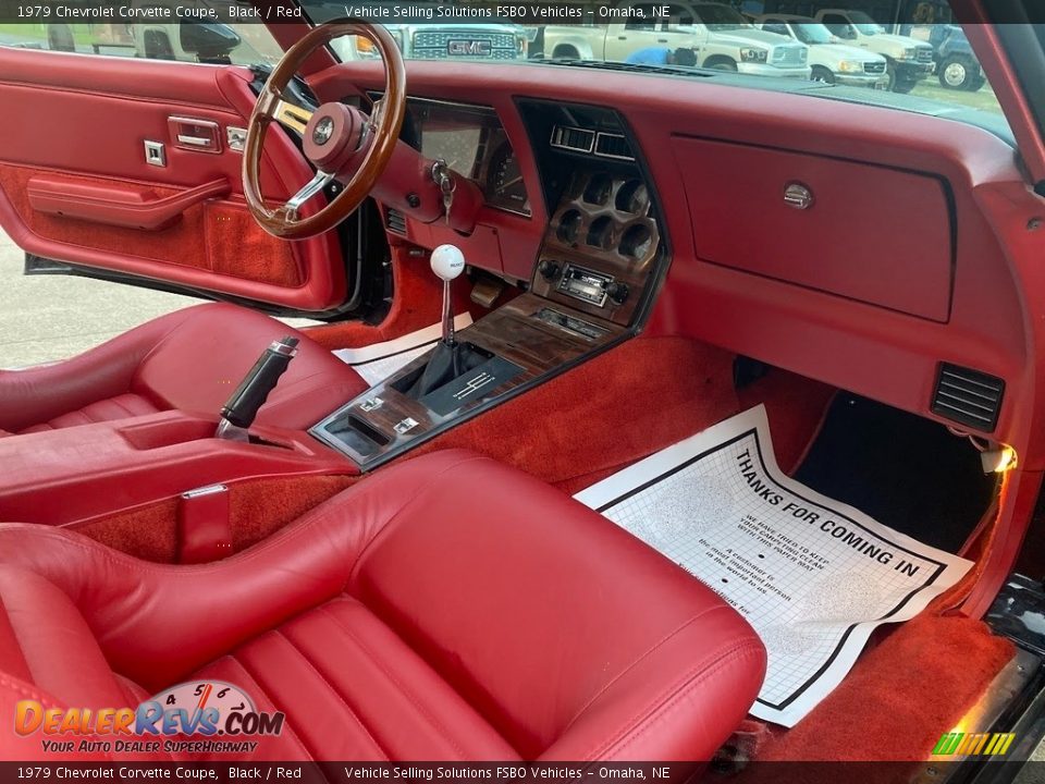 Red Interior - 1979 Chevrolet Corvette Coupe Photo #8