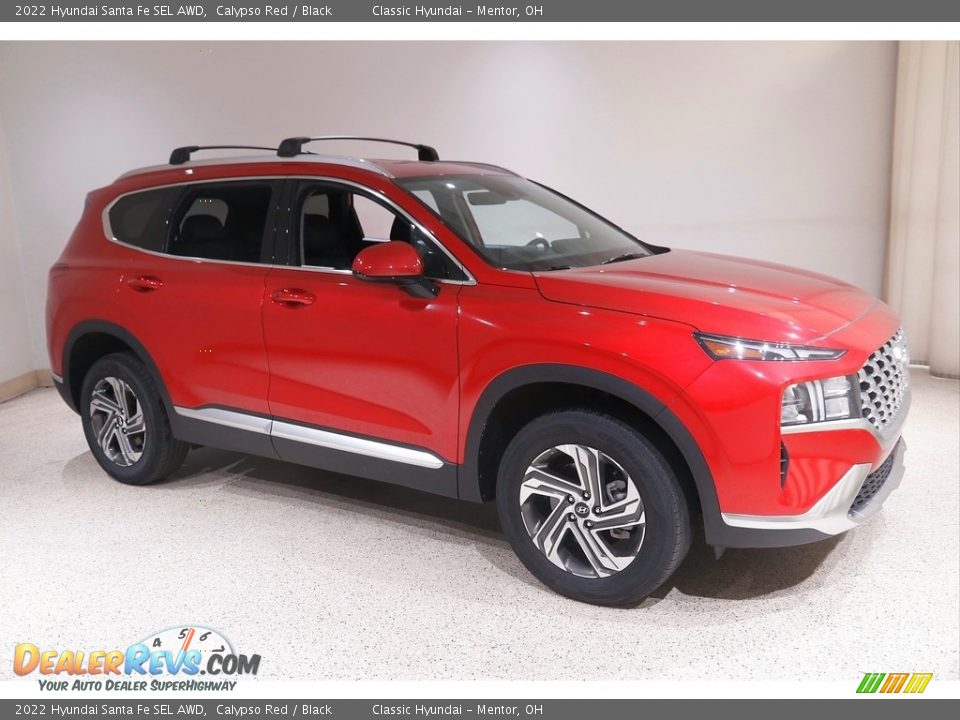 2022 Hyundai Santa Fe SEL AWD Calypso Red / Black Photo #1