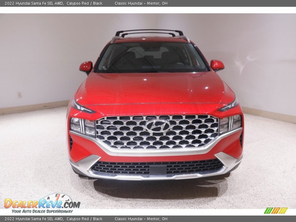 2022 Hyundai Santa Fe SEL AWD Calypso Red / Black Photo #2