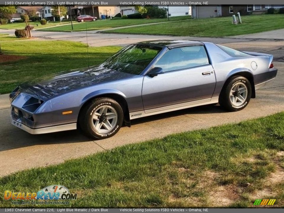 Light Blue Metallic 1983 Chevrolet Camaro Z28 Photo #2